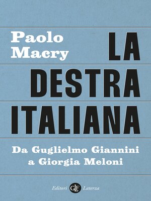 cover image of La destra italiana